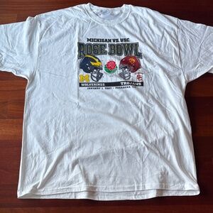 University of Michigan 2007 Rose Bowl T-Shirt - Unisex NWOT
